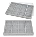 ORIGIA 12 Grids Velvet Jewelry Tray Showcase Display Storage Closet Drawer Organizer