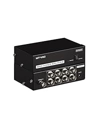 auvipal BNC video splitter box Distribuidor de video coaxial Amplificador para el sistema de vigilancia Resolución de hasta 1080P