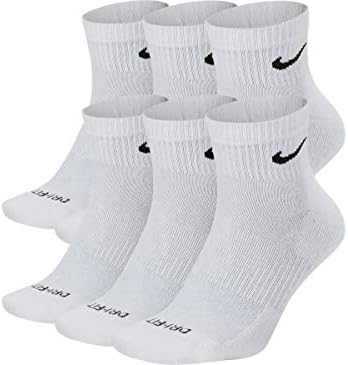 nike dri fit cushion quarter socks