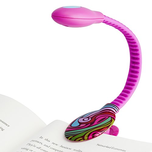 WITHit USB Rechargeable LED Book Light - Marble Reading Light for Books, E-Readers, and E-Books