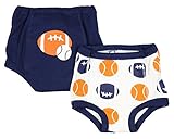 Gerber Toddler Baby Boys' Training Pants With Terry & Peva Lining, 2-Pack (3T)