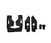 HTTMT SBLK01 Complete One Touch Saddlebag Hardware Kit with Chrome Latch Covers Reflectors Keys Lid Gaskets Compatible with Harley Touring FLT FLH 2014-2016