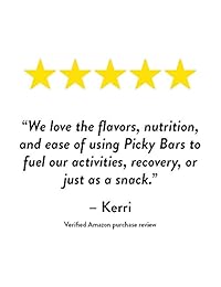 Picky Real Alimentos sin gluten Proteínas Energía Bares 4 bar Variety Pack (4 Sabores)