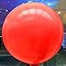 GuassLee 5 Giant Balloon 36 Inch Round Latex Big Balloon Large Thick Balloons for Photo Shoot/Birthday/Wedding Party/Festival/Event/Carnival Decorations Red
