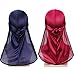 Silky Durag Headwraps (2PCS) with Extra Long Tail and Wide Straps for 360 Waves