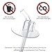 6 PCS(2 Straws+2 Cleaning Brushes) for Thermos Replacement Straws with 2 Silicone Stems, Compatible with Thermos Funtainer 12 Ounce Bottle F401(with a carry loop), Drinking Straws Set with Cleaning Brushes