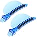 2 PCS Speed Separator Sectioning Clips for Quick Hair Extension Links Beads Loops Crimp Installation Wigs Clip Easy For Installation Hair Extension Tools Styling Accessory Clips 7 Teeth (Blue -2pcs)thumb 3