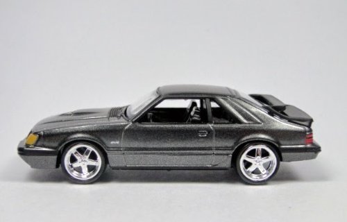 AUTO WORLD 1:64 SCALE GRAY 1984 FORD MUSTANG SVO DIE-CAST by Auto World