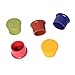 Silicone Wine Stopper, YYP Silicone Reusable Wine Bottle Stopper/Beer Sealer Cover, Assorted Colors Silicone Wine Bottle Caps, Set of 5