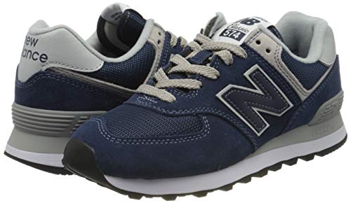 New Balance Women's 574 V2 Evergreen Sneaker, Navy/White, 5.5 | Pricepulse