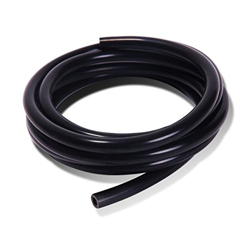 Hiwowsport High Performance 10' Length High Temperature Silicone Vacuum Tubing Hose (5FT X 4MM(5/32''))