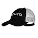 Beretta Men's LP Trucker Adjustable Outdoor Casual Cotton Hat with Mesh Back, Black/Grey, One Size