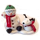 Hallmark 2004 Jingle Pals Techno Plush Animated Snowman Dog