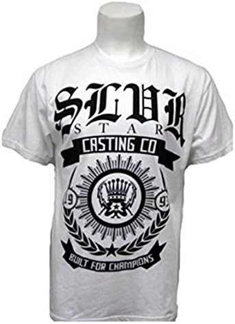 Silver Star Mens OLD ENGLISH T-Shirt (LargeWhite, White)