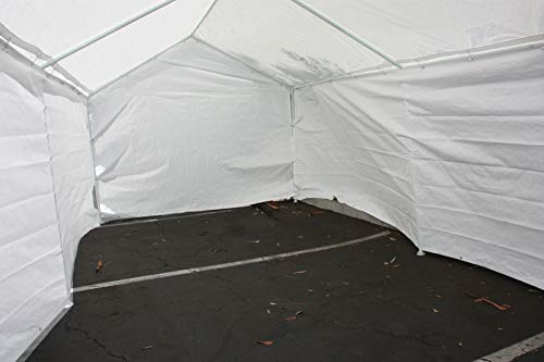 9TRADING Add On Canopy Garage Side Wall Kit 4 10'x20' Tent Parking Carport Party Shelter