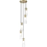 Z-Lite 824P-5R-MGLD Alton Chandelier, 5-Light 300 Total Watts, Modern Gold