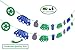 Garbage Truck Party Supplies, Garbage Trash Trucks Birthday Felt Garland Banner recycling Decorations Party Photo Prop for Kids