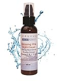 Arctic Purity Ginseng Organic Night Cream Skin Renewing Face Moisturizer 60 ml. Repair, Restore & Rejuvenate Nutritive Anti Aging Anti Wrinkle