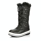 Women's DailyShoes Mid Calf Arctic Warm Fur Water Resistant Eskimo Snow Boots