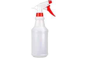 JohnBee Empty Spray Bottles (16oz/1Pack) - Adjustable Spray Bottles for Cleaning Solutions - No Leak and Clog - HDPE spray bottle For Plants, Pet, BBQ