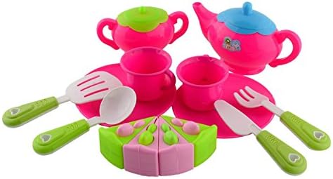 Toy Set Afternoon Tea Dishes Dessert Food Plastic Kids Children Ideal For Developing Intellectual Resources Safe, Non-toxic
