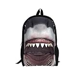 HUGSIDEA Casual Children Shark Book Bag Schoolbags Kid Cute Backpack