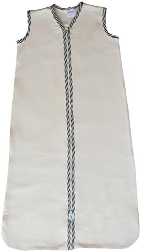 CastleWare Baby Sleeveless Fleece Sleeper Bag (XXL 18-36 Months, Charcoal Grey Stripe)