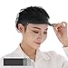 Chef Waiter Mesh/Cotton Cap Restaurant Kitchen Workshop Hair Net Cooling Reusable Bouffant Adjustable Food Service Hair Hat Protective Snoods - Black C