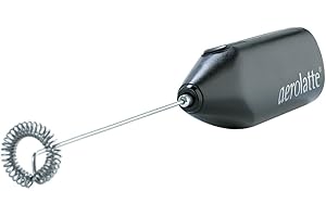 Aerolatte Milk Frother To Go with Travel Storage Case, The Original Steam-Free Frother, Black
