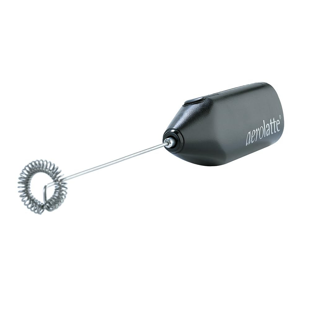 Aerolatte Milk Frother with Storage Tube, Black, Stainless Steel