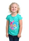 Nickelodeon Girls' Toddler Girls' Shimmer and Shine Puff Short Sleeve T-Shirt, Jade, 4T
