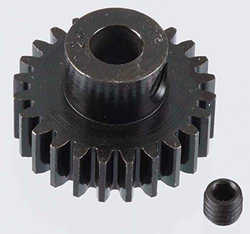 Robinson Racing 8624 Extra Hard 24 Tooth Blackened Steel 32p Pinion 5mm