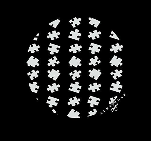 Autism Awareness Puzzle Stickers Decals (White)