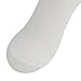Fasoar Men's Women's Unisex Soft Fancy Design Multi Colorful Patterned Knee High Boot Socks 12 Pack White Red Stripe 12 Pairs White Red Stripe One Size