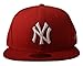 New Era Men's 59FIFTY® New York Yankees Scarlet/White Hat 7 1/8