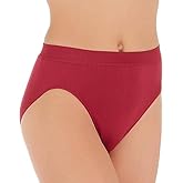 Bali womens Comfort Revolution Seamless Brief Panty, Microfiber Stretch Underwear, Women’s High Rise Brief