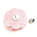 Smart Man Men's Lapel Flower Handmade Camellia Boutonniere Pin for Suit - Pink