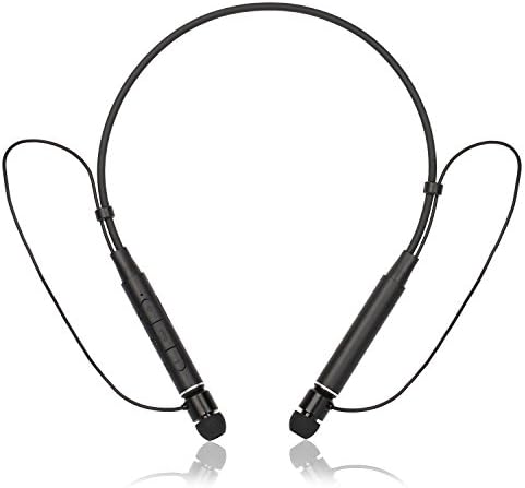Bluetooth Headphones Sports Neckband Bluetooth Headsets Sweatproof With Noise cancelling Wireless Earbuds 8.5h Play Time - Black 