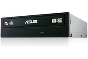 ASUS DRW-24F1ST DRW 24F1ST - Disk Drive - DVD±RW (±R DL) / DVD-RAM - 16x/16x/5x - Serial ATA - Internal - 5.25 inch - Black