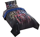 Power Rangers 'Band Together' Reversible Comforter with Sham 2 Pieces Set, Twin/Full