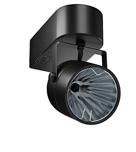 PLC Lighting TR28 BK Track Lighting 1 Light Slick 12-volt Collection, Black Finish