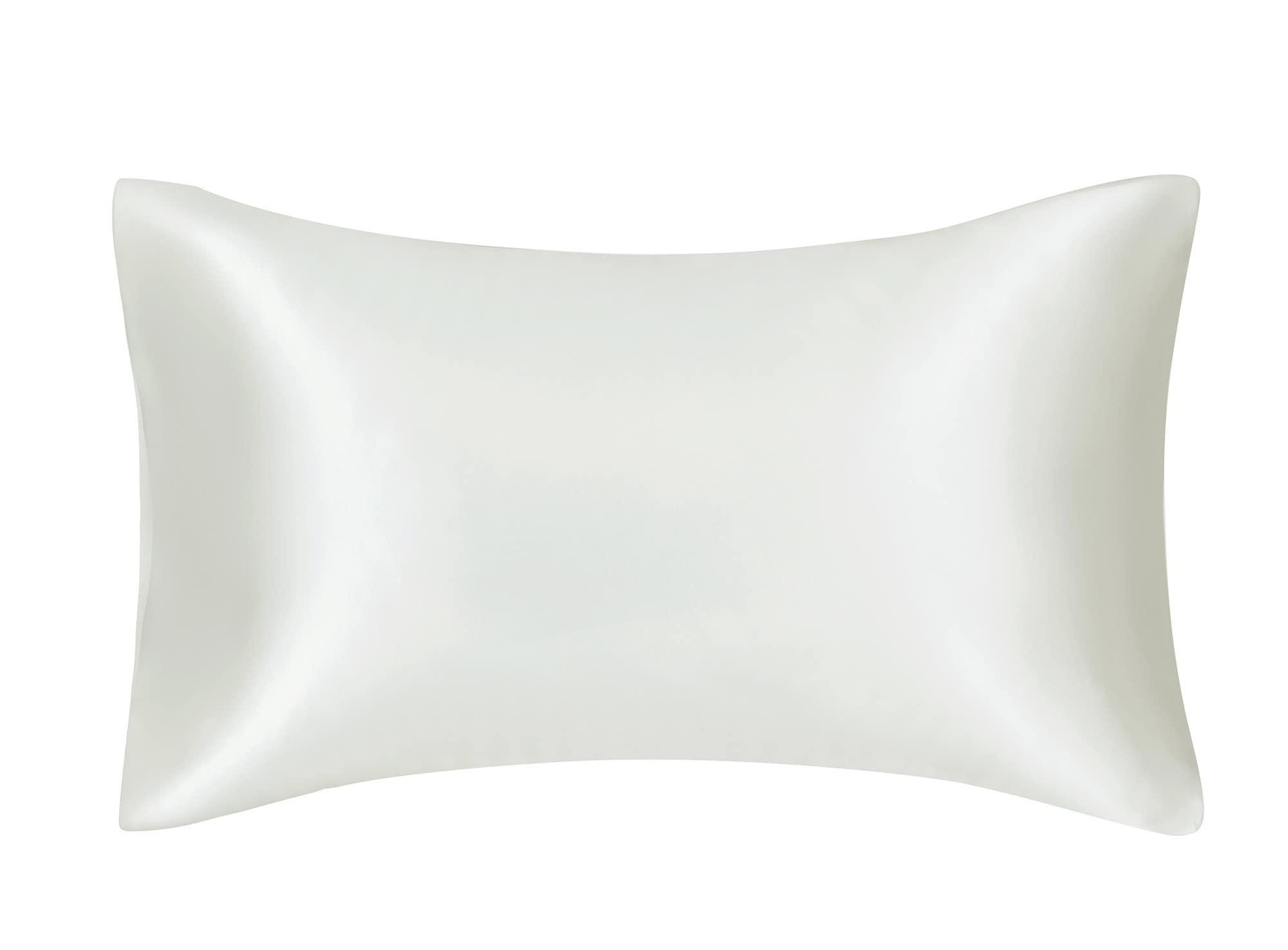 FLCA Mulberry Silk Pillowcase for Hair and Skin,Both Side Mulberry Silk (Ivory, Standard 50x75cm) — image 1