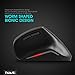 HAVIT Ergonomic Wireless Mouse 2.4GHz Optical Vertical Mouse with 3 Adjustable DPI 800/1200/ 1600, 6 Buttons (Black)