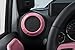 Jeep Wrangler Pink Steering Wheel & Air Conditioning Vent & Copilot Handle Cover Trim Kit for 2011-2018 Jeep Wrangler JK & Unlimited