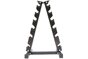 A-Frame Dumbbell Rack Stand Heavy-Duty Carbon Steel, 480 lbs Capacity for Home Gym