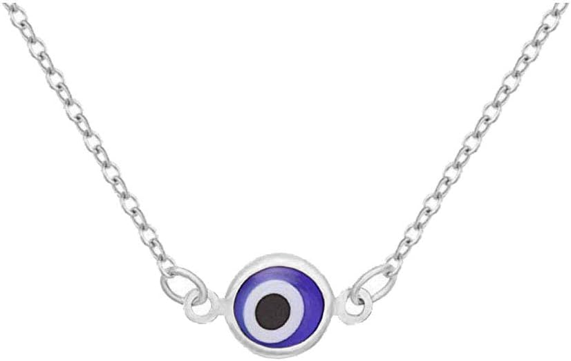 RUIZHEN Lucky Evil Eye Necklaces Blue Eyes Choker Necklace