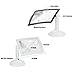 Full-page Magnifier, KKmoon Handsfree 3X Reading Full-page Magnifier 2Led Magnifying Wallfire Loupe Glasses Desk Table Desktop Lamp Light