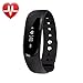 Fitness Tracker,Fitness Watch,FIT-FIRE Wireless Smart Activity Heart Rate Monitor Watch Fitness Tracker Band with OLED Display (Black)