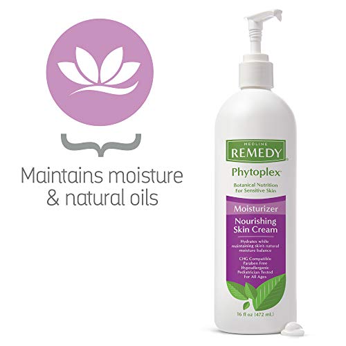Medline Remedy Phytoplex Nourishing Skin Cream, Skin Moisturizer, Paraben Free Body Lotion, 16