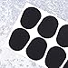 Pixnor Altotenor Sax Clarinet Mouthpiece Patches Pads Cushions, Black, 8 Pack
